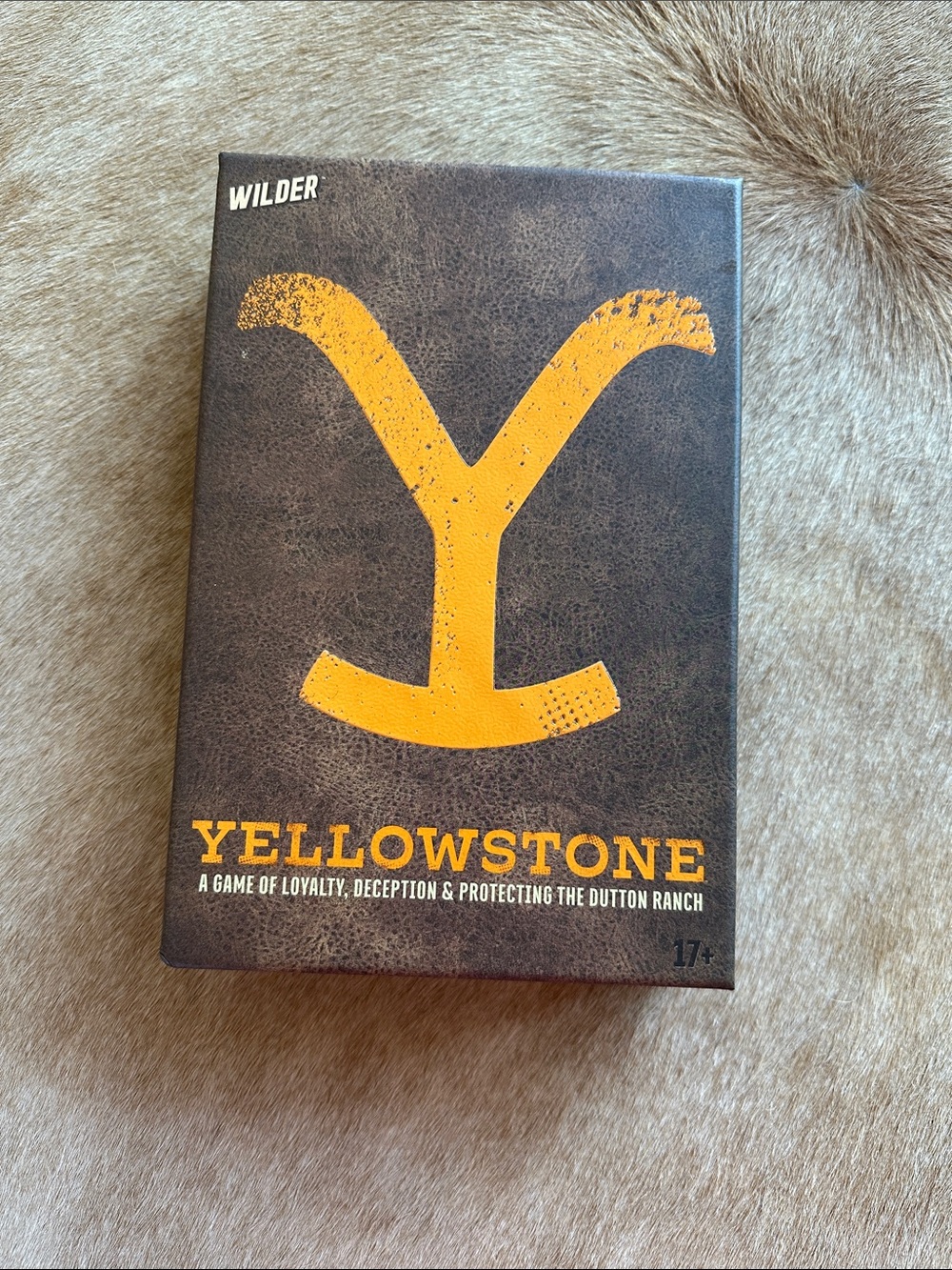 Yellowstone Board Game - Yellow & Brown